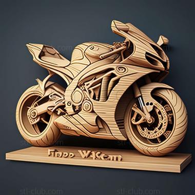 3D мадэль Yamaha YZF R6 2014 (STL)